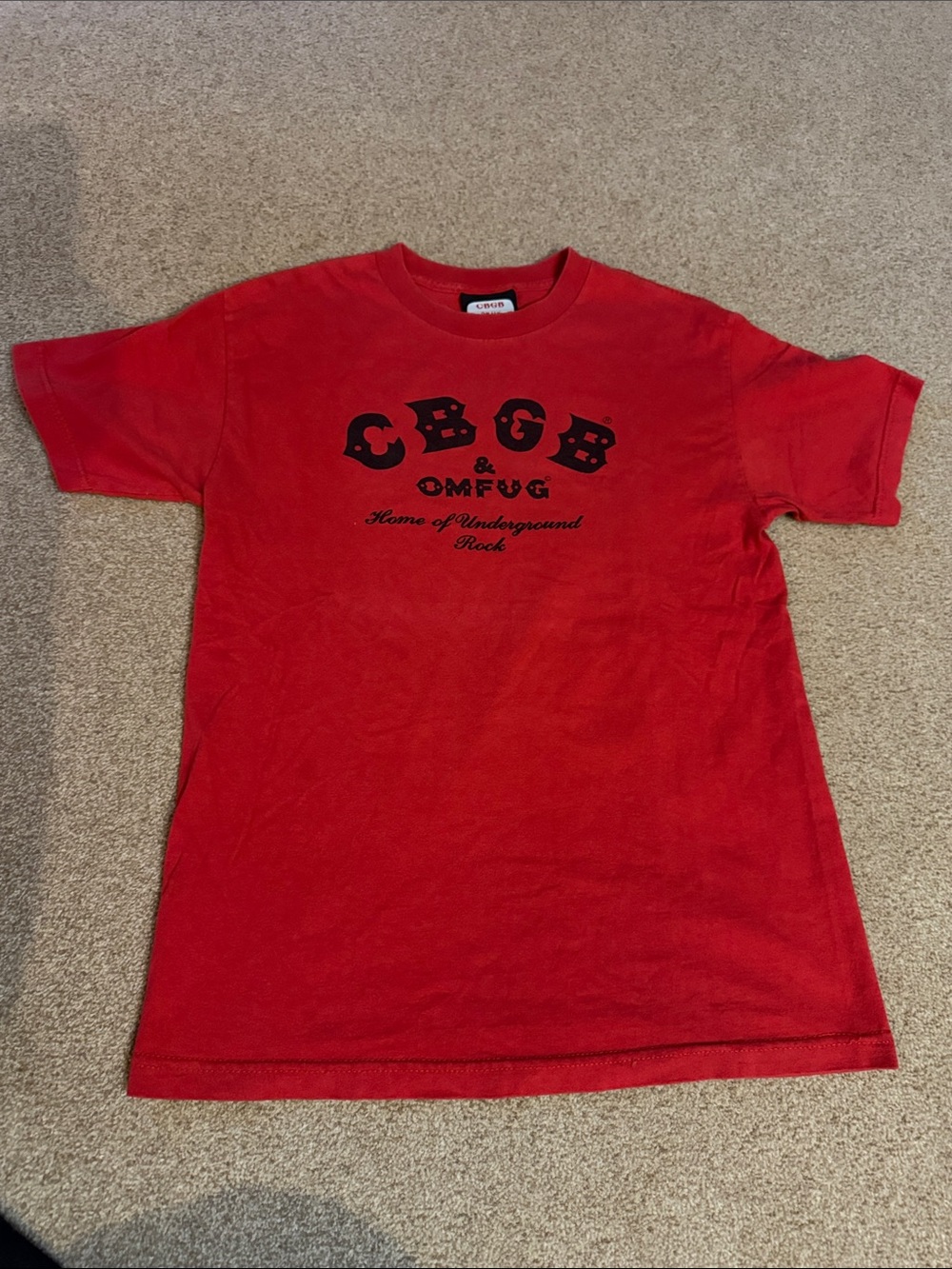Red CBGB T Shirt Graphic tee size medium
